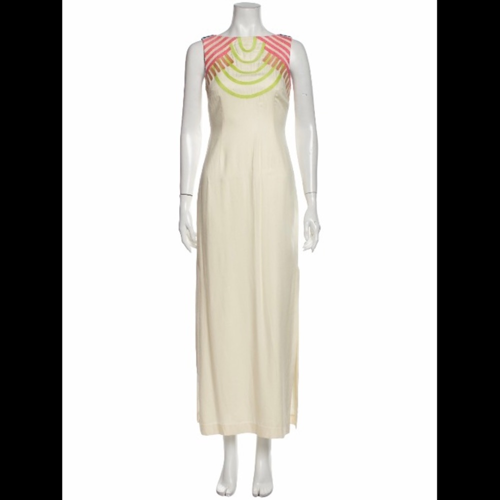 Mara Hoffman Bateau Neckline Long Maxi Dress